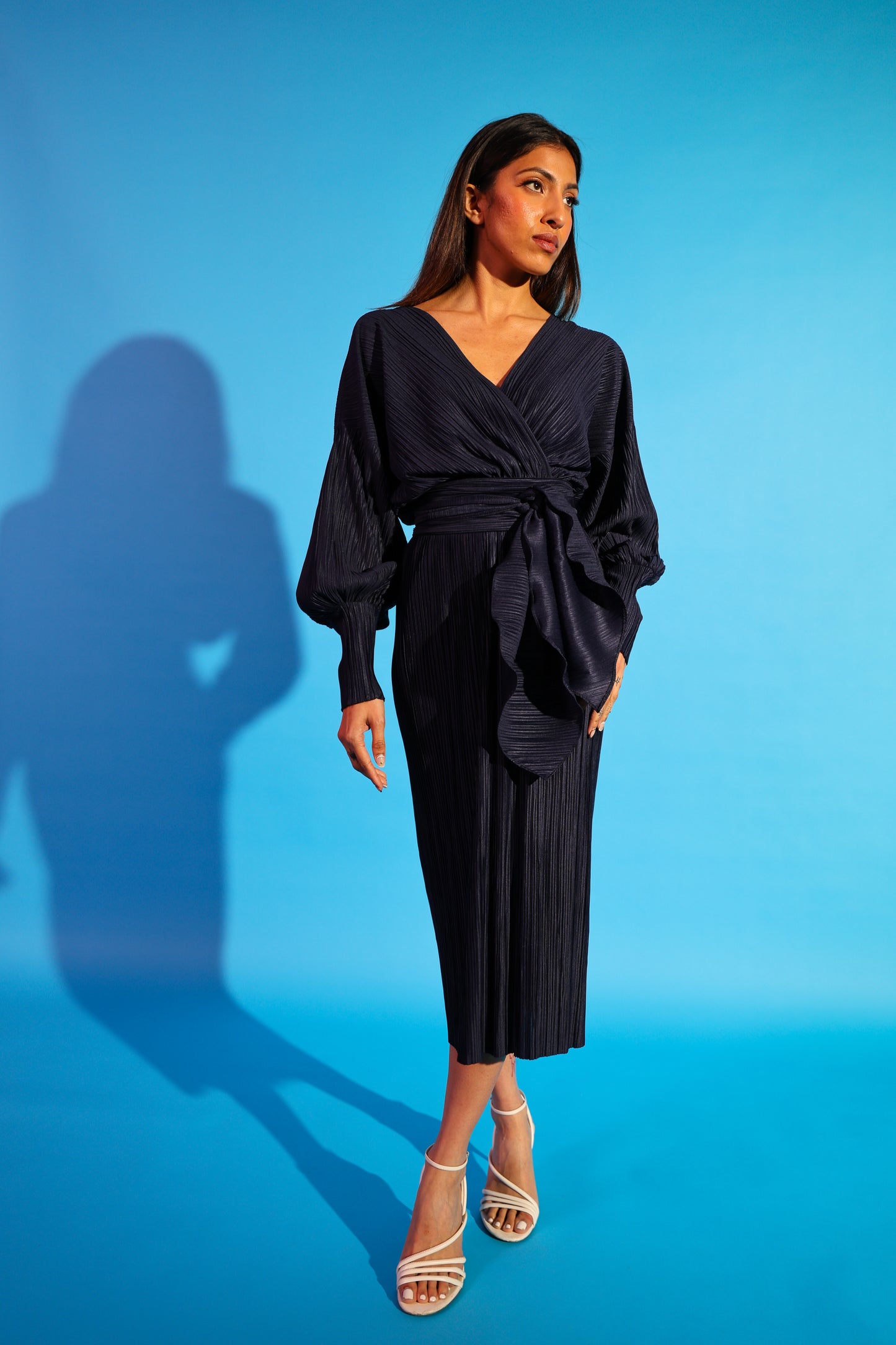 Navy mystery gown