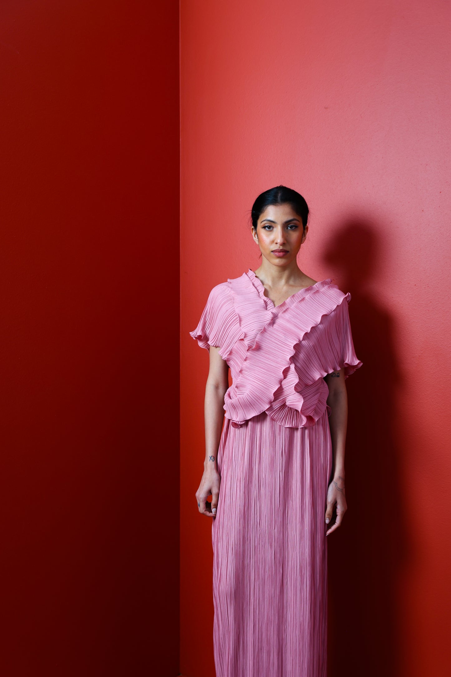 Ultra pleat gown