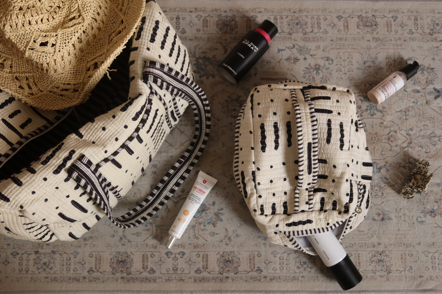 The inka duffle and toiletry set