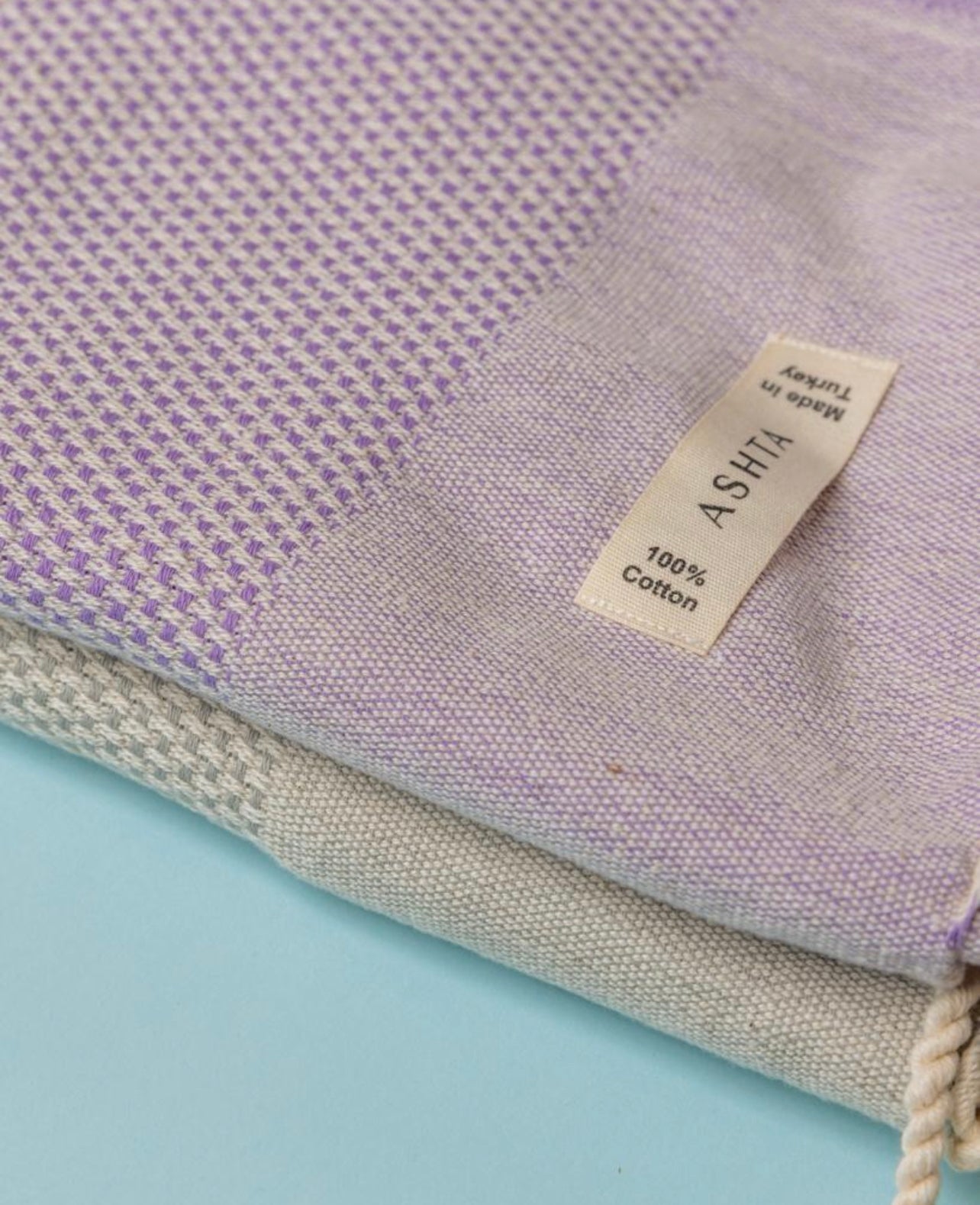 Purple Turkish Hair Towel