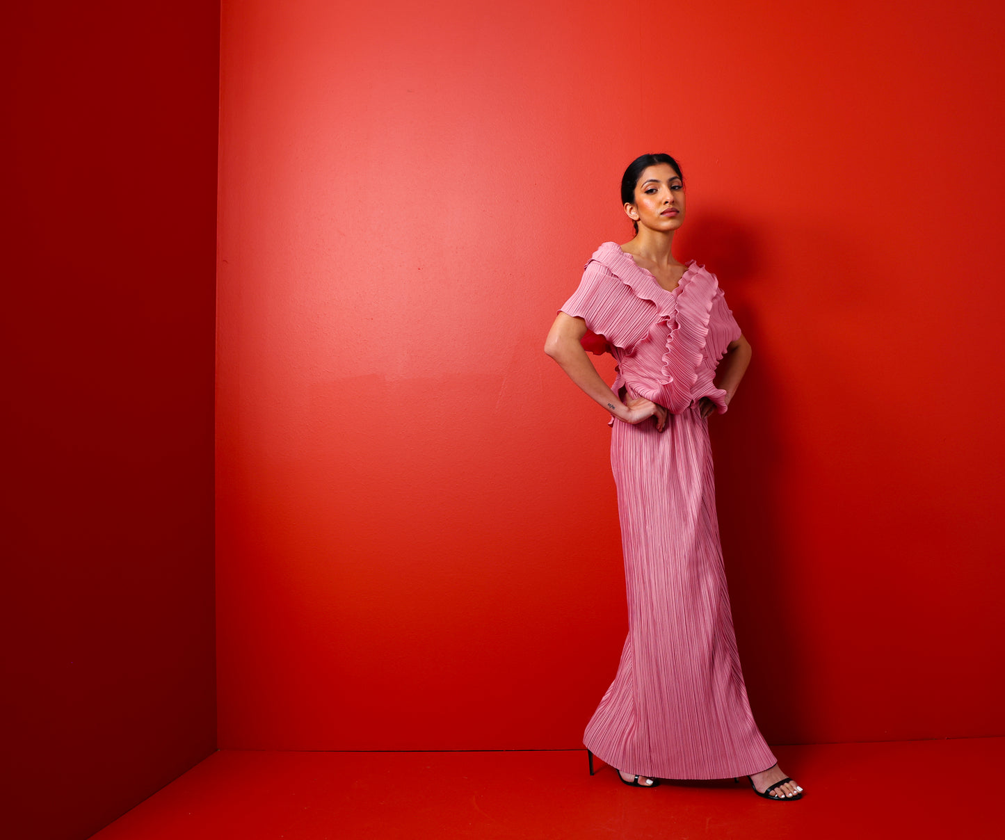 Ultra pleat gown