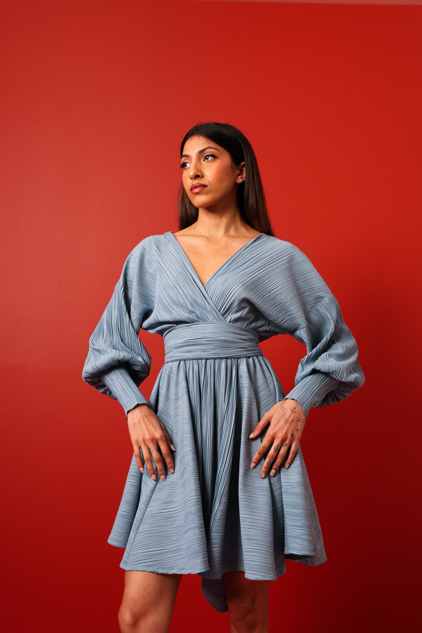 Daisy dress blue