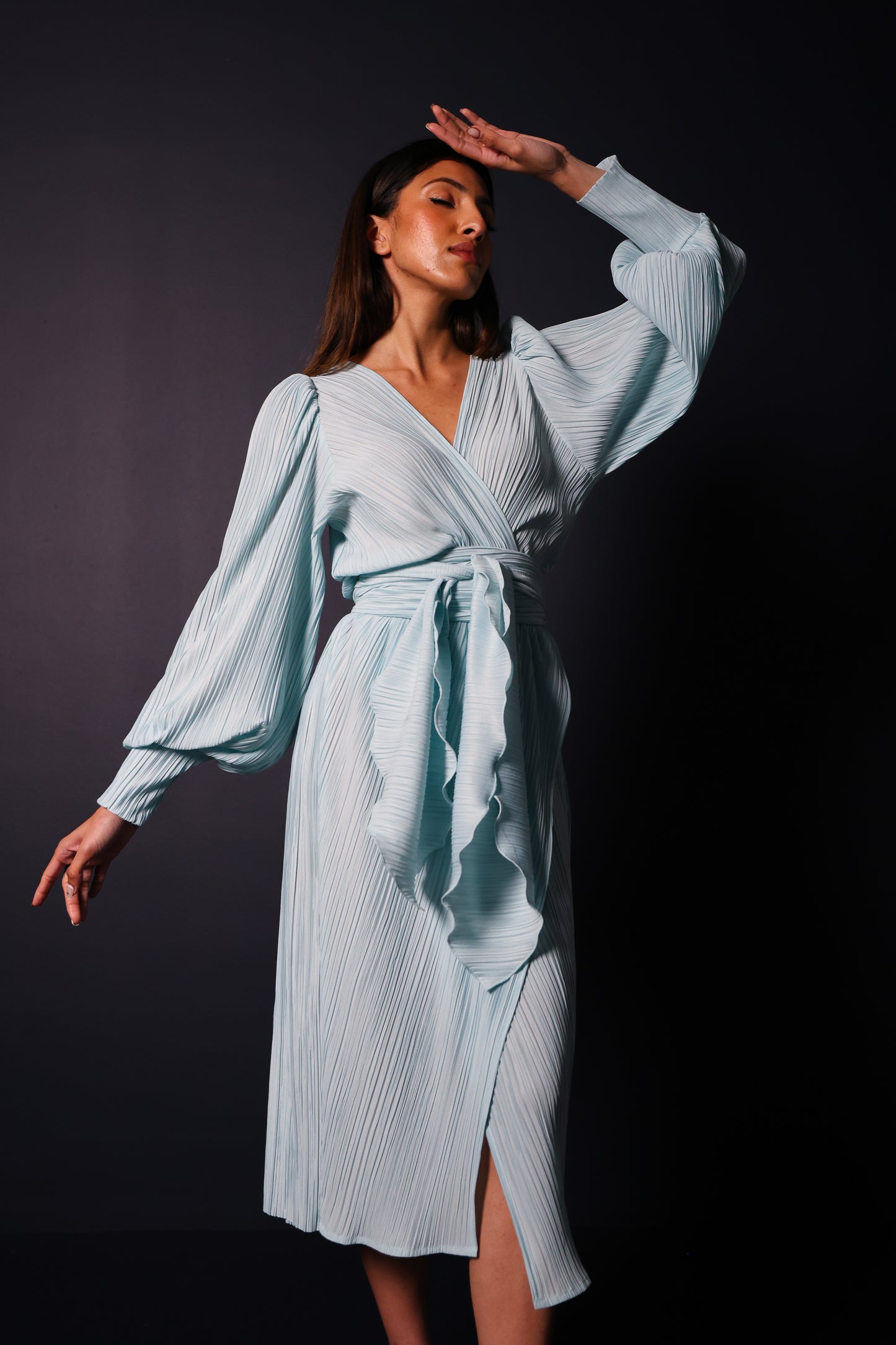 Mystery gown mint blue