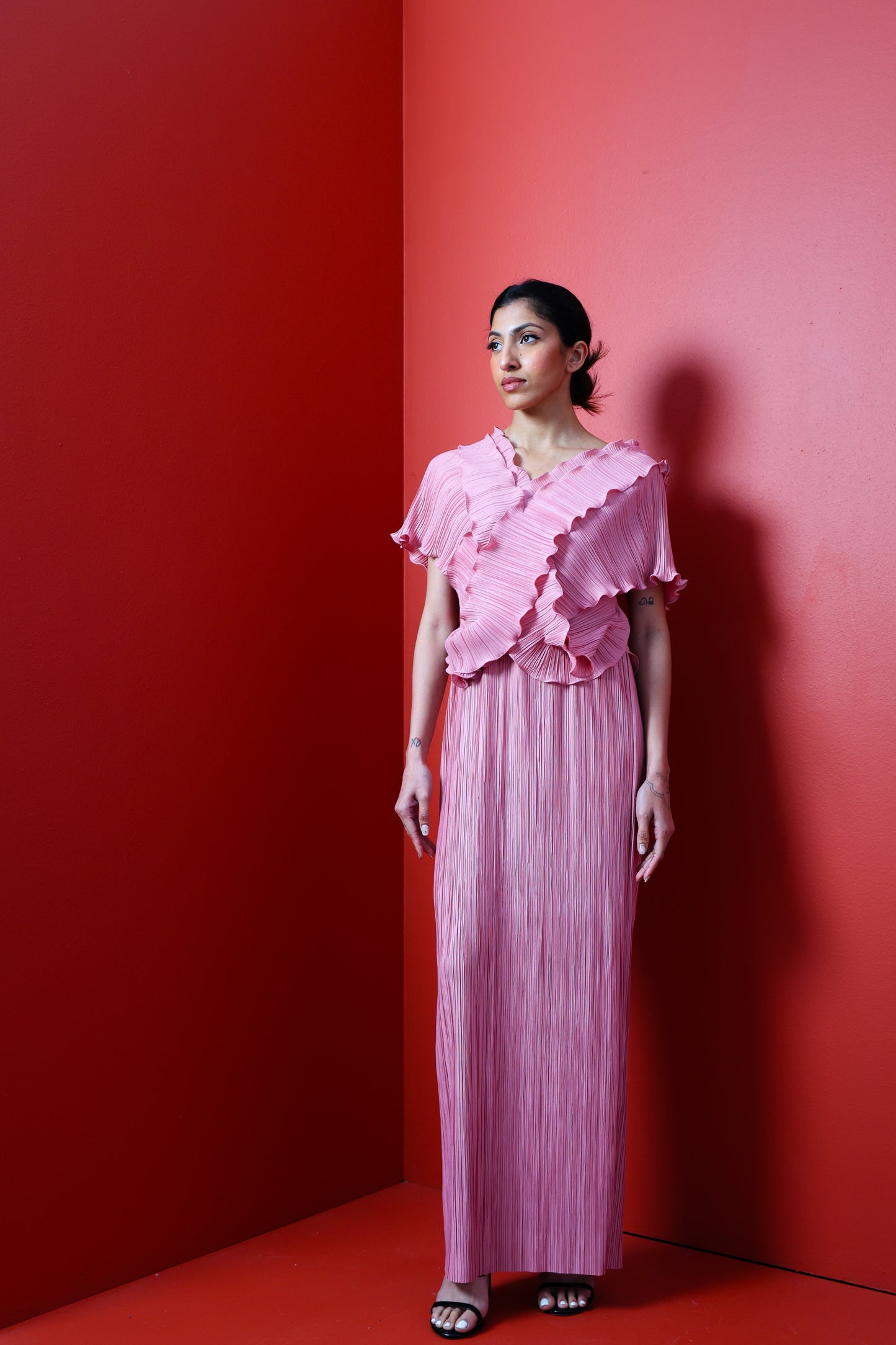 Ultra pleat gown
