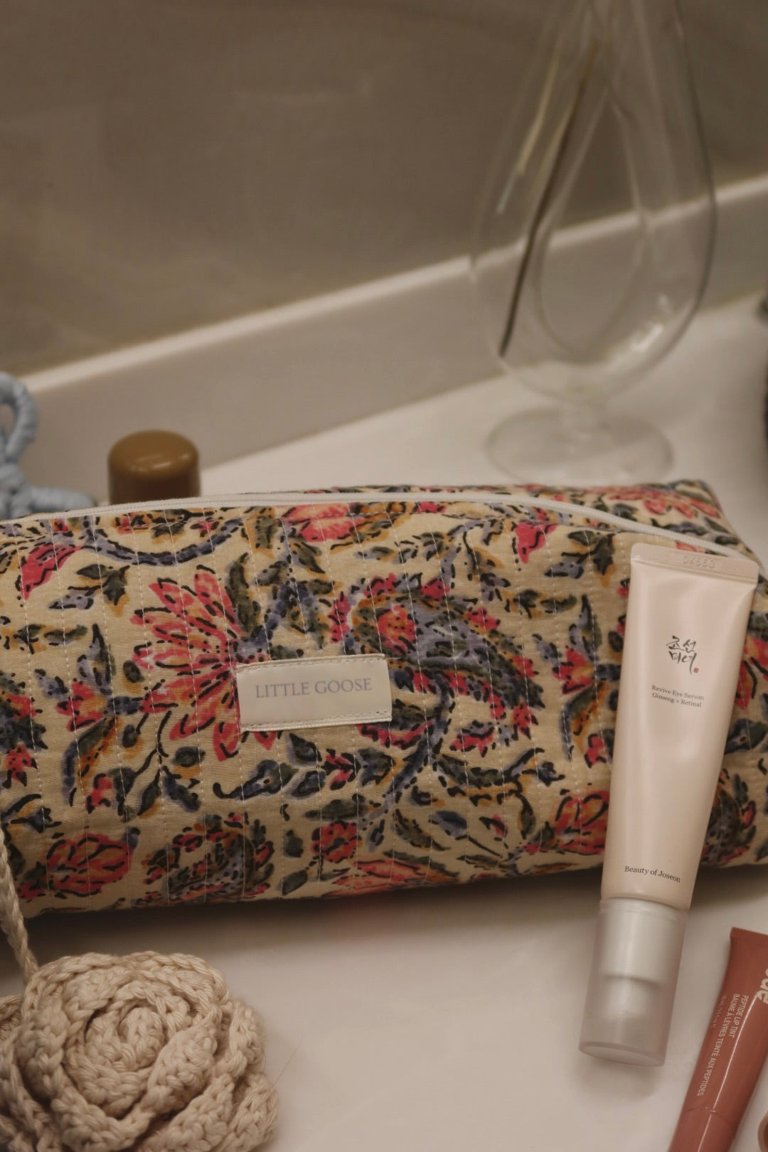 Quilted Hair Tool Pouch