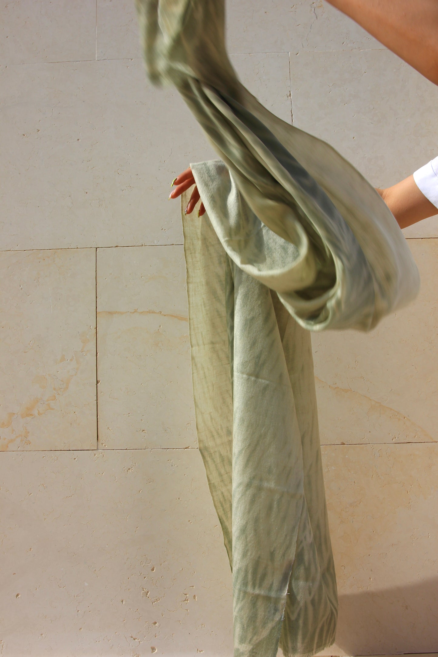 SHIBORI HUNTER PASHMINA SHAWL