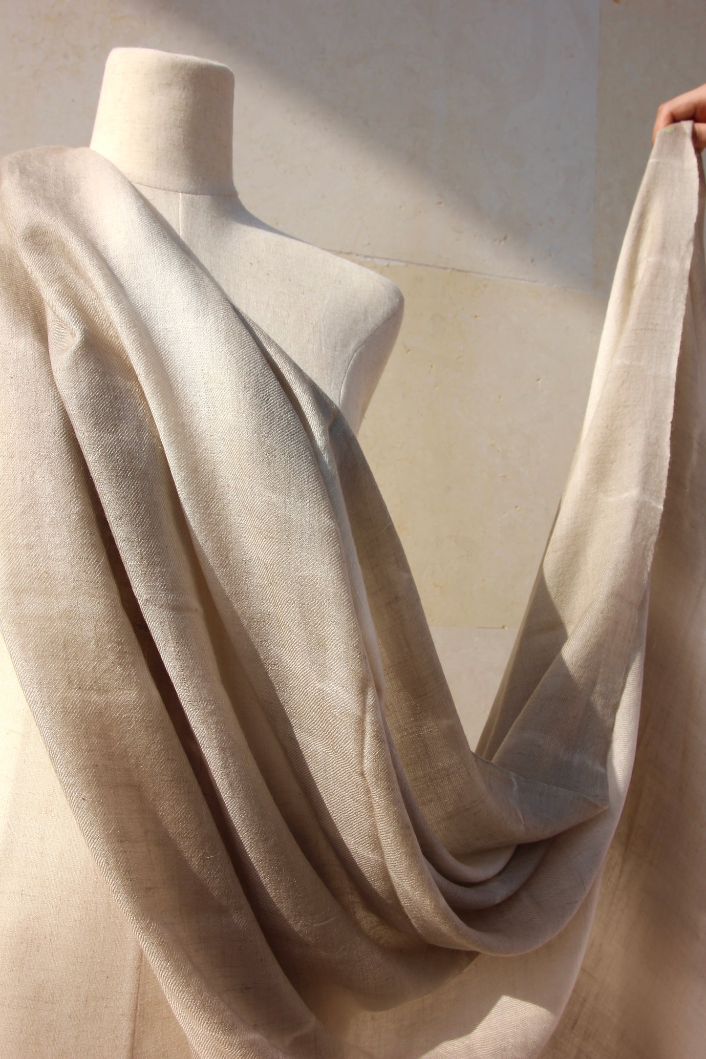 TYE DYE BRONZE PASHMINA SHAWL