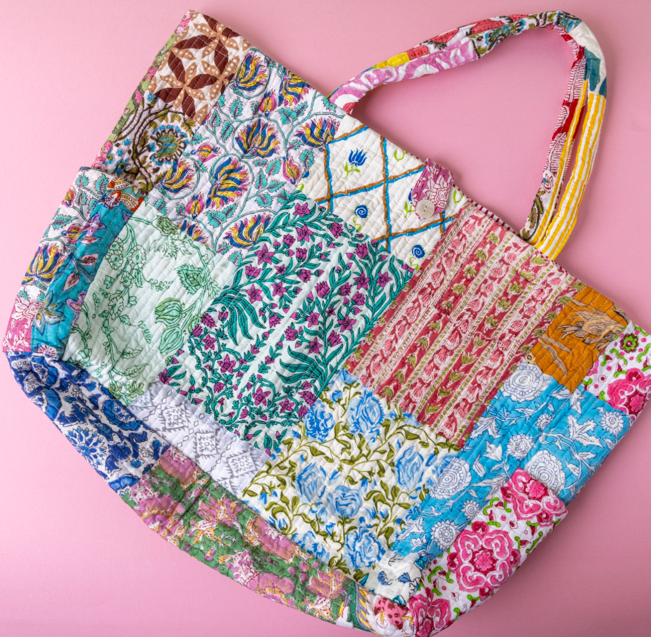 Earthy Boho Large Tote Bag