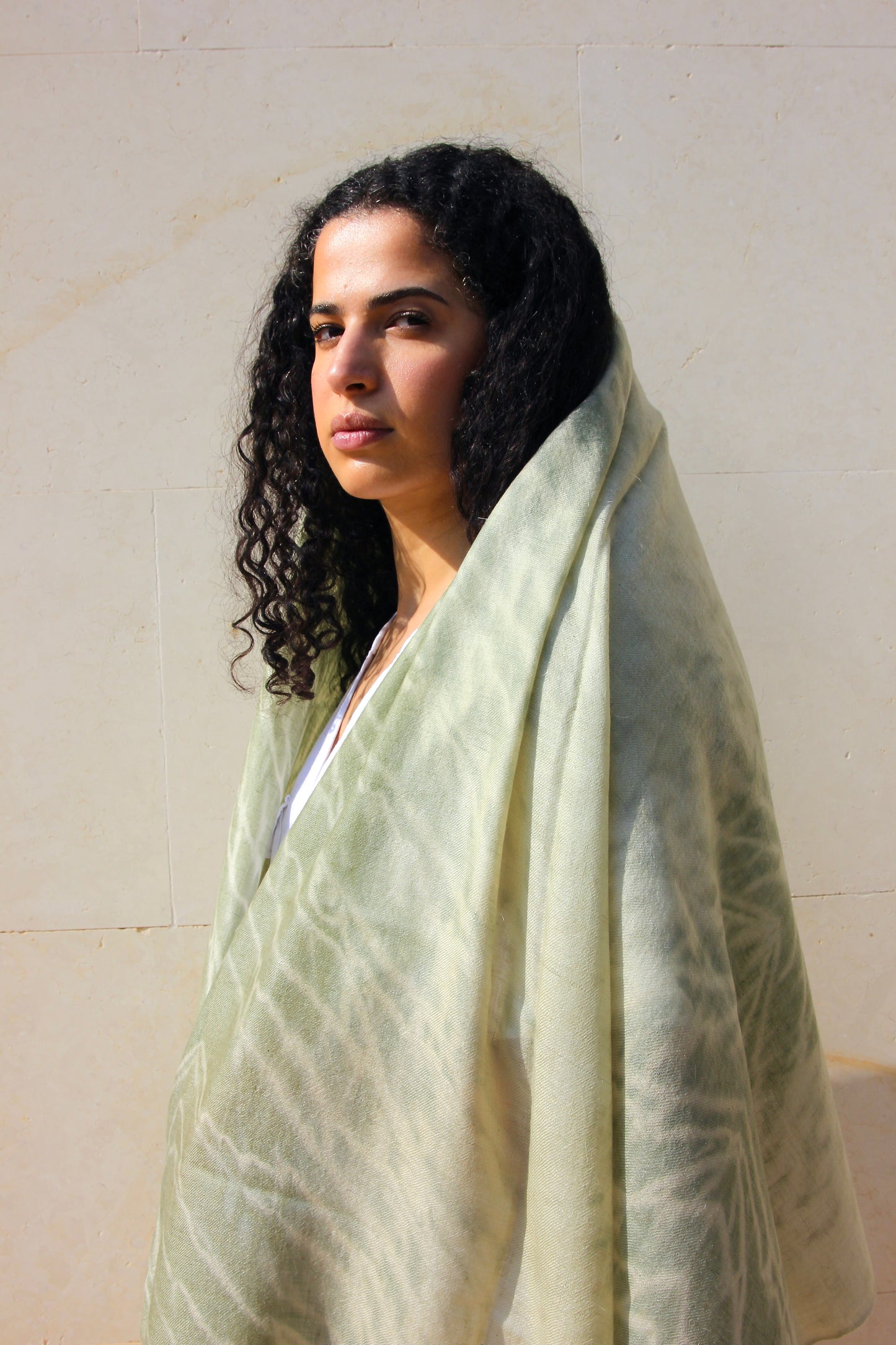 SHIBORI HUNTER PASHMINA SHAWL