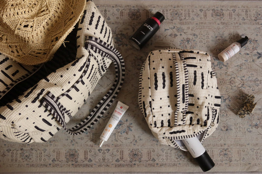 The inka duffle and toiletry set