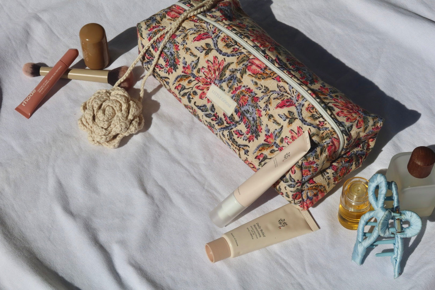 Quilted Hair Tool Pouch